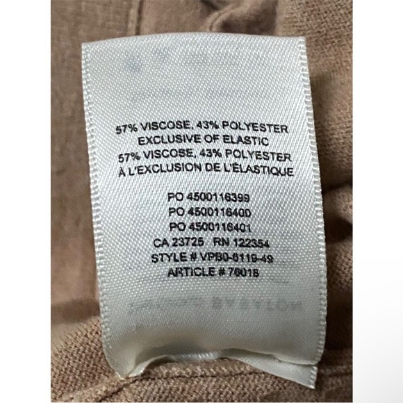 Aritzia Babaton Camel Brown High Waisted Knit Rodin Jogger Sweatpants  Pants - Picture 13 of 14